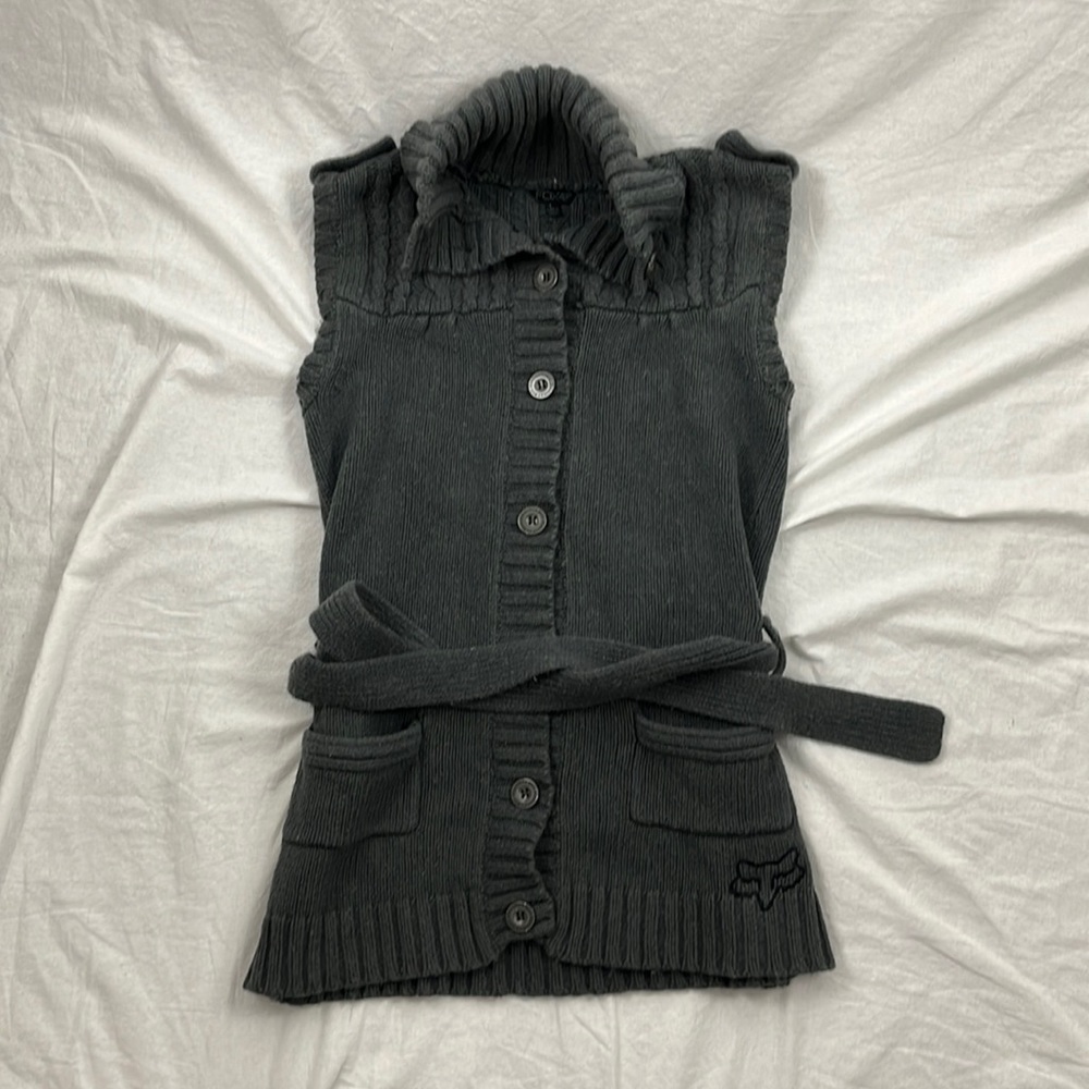 Large Fox Knit Vest